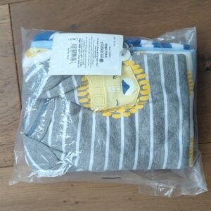 Cloud Island Lion long sleeve bodysuit 4 pack, 0-3 month